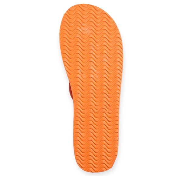 J. CREW Printed Flip Flops Guava Orange Fruit Graphic Thong Sandals - Picture 4 of 7